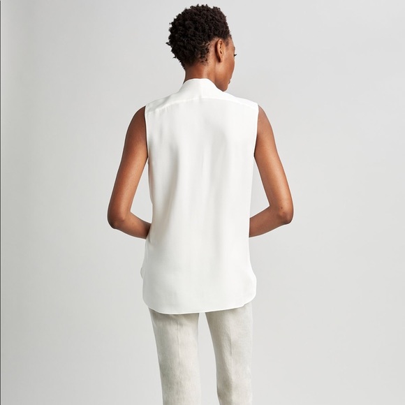 SOLD Ellie Tahari GINNY SHIRT - Color: Fresh Pearl - Picture 2 of 5